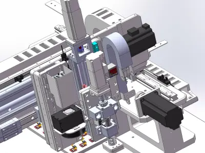 Mobile Phone Fingerprint Module Assembly Equipment  3D model