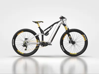 E-BIKE MOUNTAIN ACTUAL DIMENSION 3D model