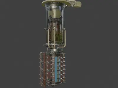 Transformer on-load tap changer OILTAP MS 3D model
