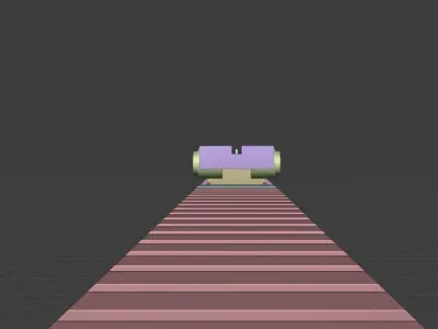AKM with picatinny rail Game Ready Low-poly 3D model