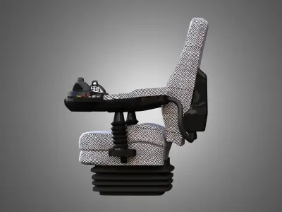 Vehicle Seat - A1 3D model