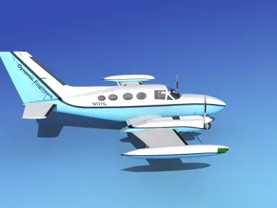 Cessna 421 Golden Eagle V18 3D model