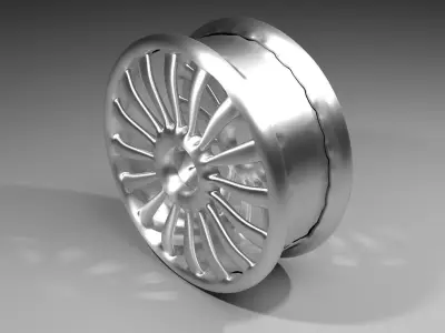 Wheel Rim 9 3D model