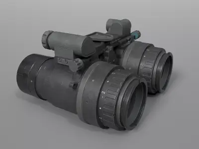 Tactical Night Vision Goggles Low-poly 3D model