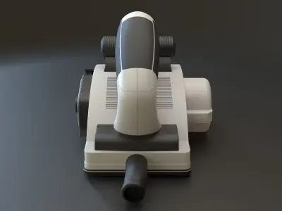 Industrial Equipment Planer Low-poly 3D model