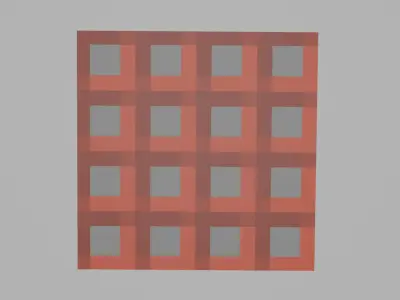 Minecraft TNT Low-poly 3D model