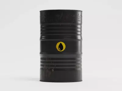 -Oil Barrel- 3D model