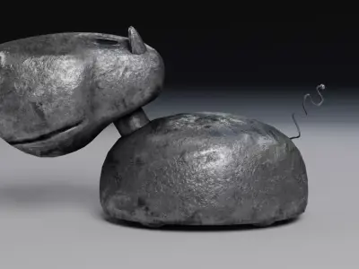 Dog Toy from Metal Free 3D model