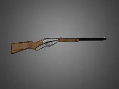 Fair shotgun Low-poly 3D model