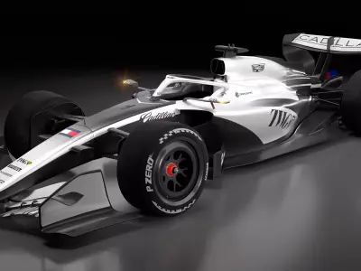 2026 Cadillac F1 plus Photoshop files 3D model