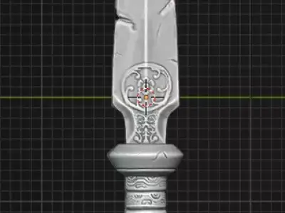 highly detailed dragger  3D model
