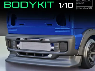 WPL D12 RC BODYKIT B004 by BLACKBOX 1-10th 3D print model