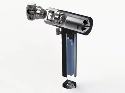 Rescuer Surgical Powersaw 3D model