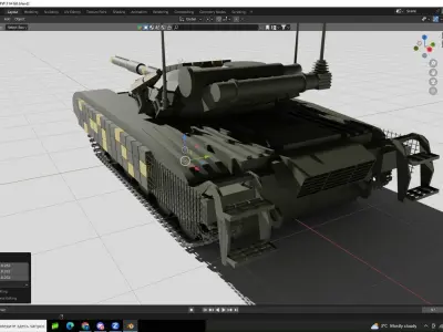 Tank t64 bv 3D model