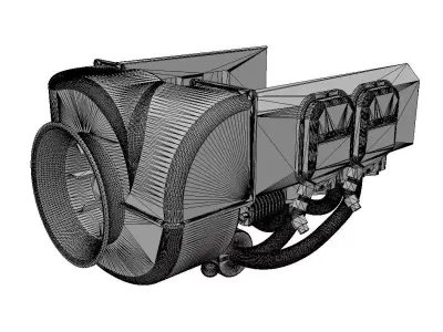 Helicopter Robinson R22 Engine Cover- Aeromodelism 3D print model