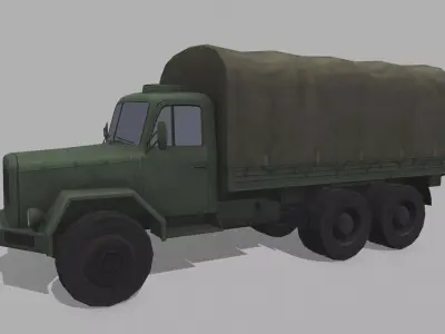 Magirus Mercur Low-poly 3D model