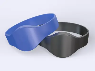 Silicone Wristbands 3D model