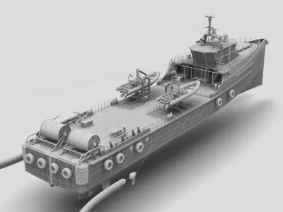 EMERGENCY RESPONSE VESSEL 3D model