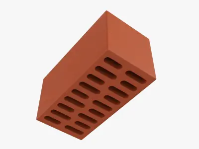 Clay brick type 04 3D model