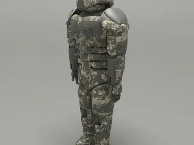 soldier of futur  3D model