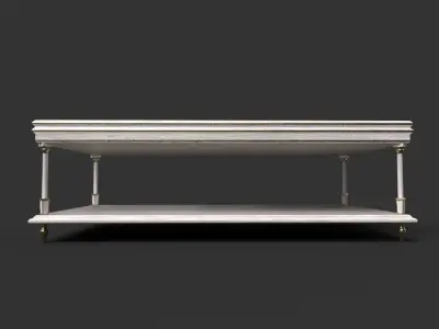 Furniture Coffee Tables Vintage Low-poly 3D model