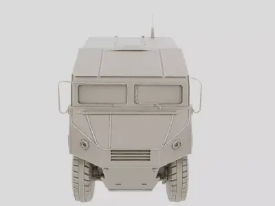 Tracked Armored Supply Vehicle for 3D print 3D model