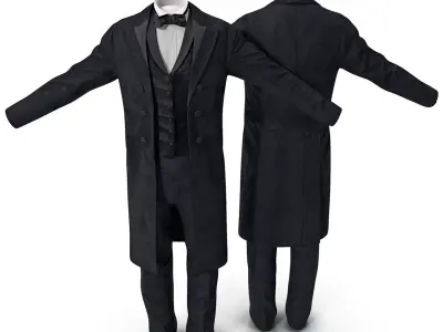 Mens Dinner Suit 2 3D model
