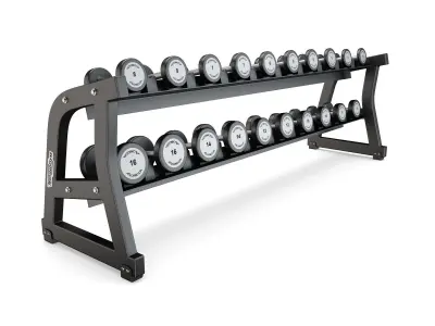 Technogym - Free Weight - Urethane Dumbbells 3D model