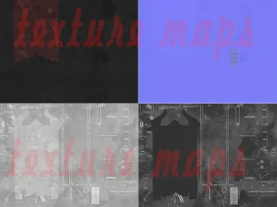 Submachine gun MP40 3D model