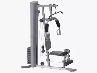 Gym System Machine 3D model
