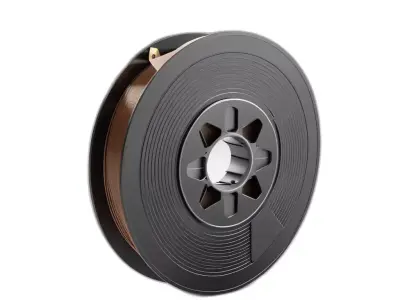 Welding Wire Spool Industrial Reel Low-poly 3D model