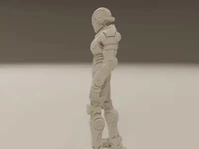 humanoid robot 3D print model