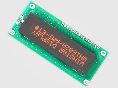 Liquid Crystal Display Screen Component 3D model by erikyavrumyan