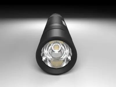 Flashlight Convoy S2 3D model