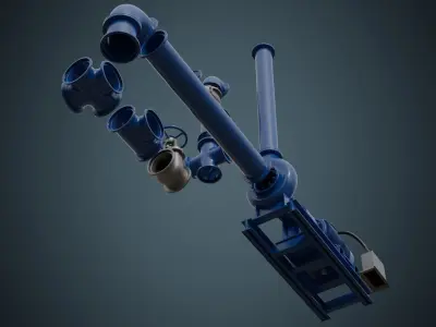 Water Pump 3 Basic 3D model
