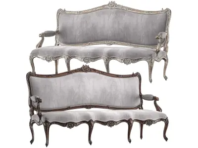 roberto rococo sofa art 732 3D model