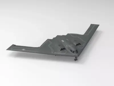 B-2 Spirit Low-poly 3D model purchase