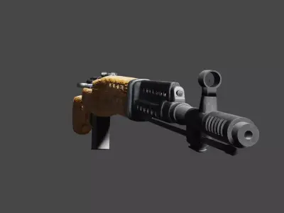 Tokarev SVT-40 USSR Rifle Free low-poly 3D model