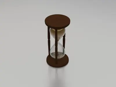 Hourglass Free low-poly 3D model purchase