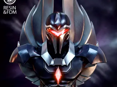 Wicked Marvel Darkhawk Portrait Bust 3D print model