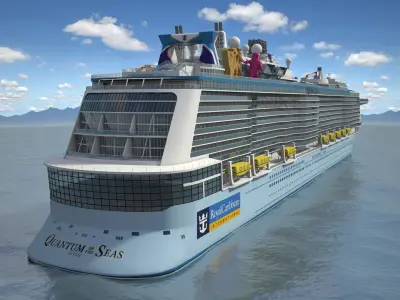 Quantum Of The Seas VRAY 3D model purchase