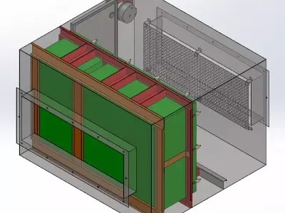 Salt Filter Box - Clean Room - Full CAD design 3D model