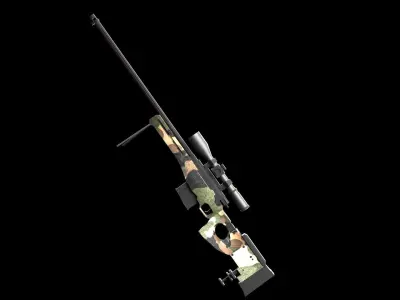 Gun awm  3D model