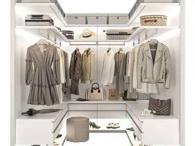 Walk-in Closet 98 part 3 3D model