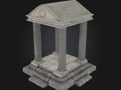 Stone Portal  Gateway to the Unknown 3D model