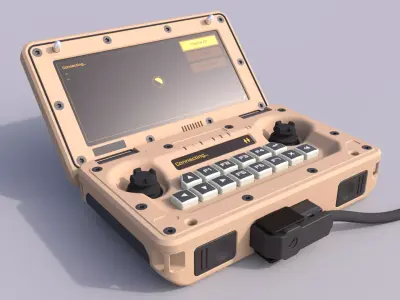 Rugged controller 3D model
