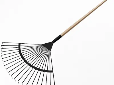Fan Rake 3D model