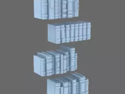 BWTF Scenics Book Groupings 3D print model