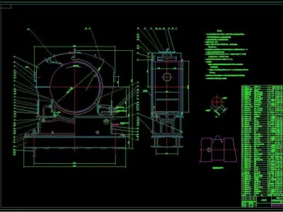 M2413 BALL MILL  2400x13000 3D model
