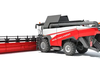 3D Combine Harvester 3D model purchase